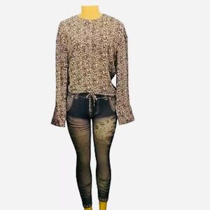 Massimo Sz L woman Blouse Shirt Top